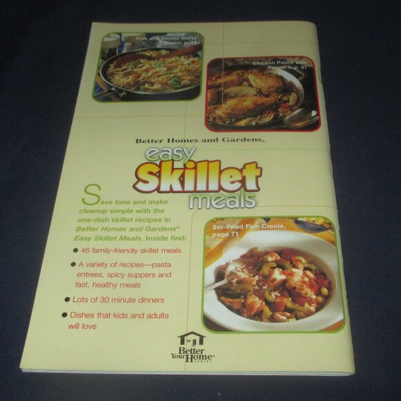 Better Homes 46 Easy Skillet Meals (Softcover, Meredith Corp. , 2003) - Picture 2 of 3